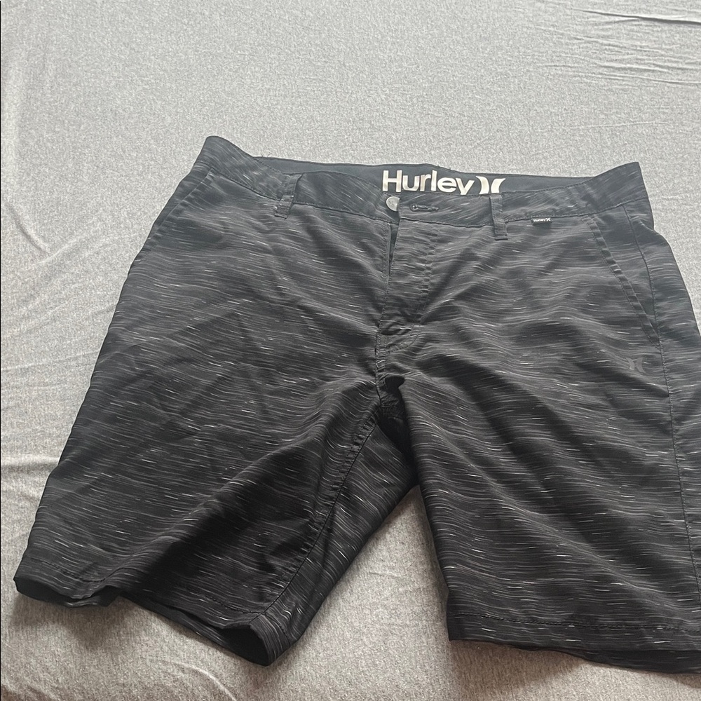 Hurley Charcoal Textured Shorts